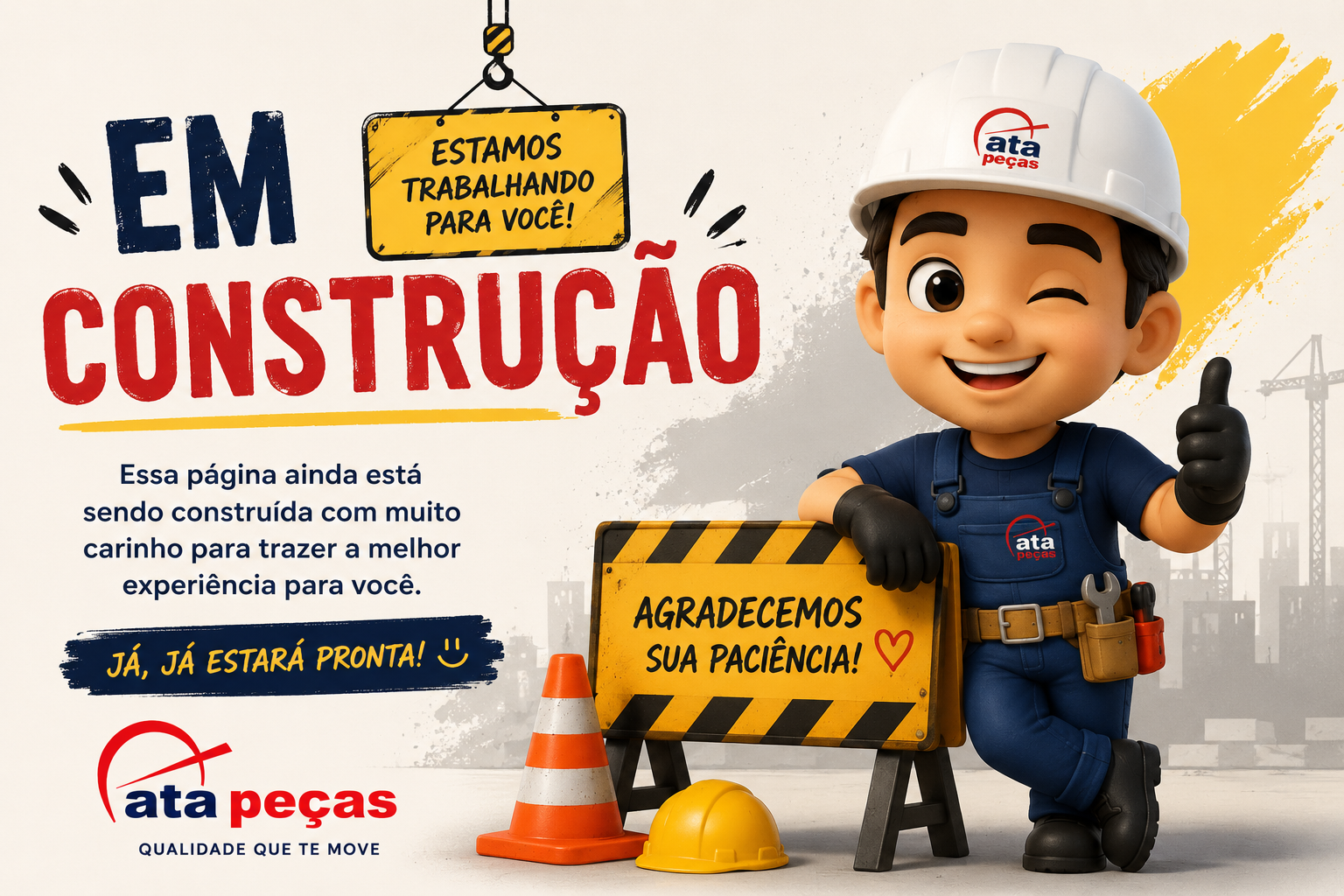 em construção